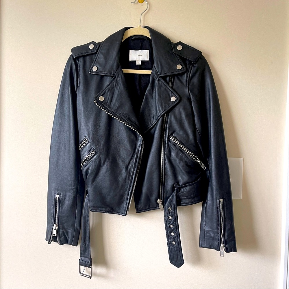 Walter Baker leather biker jacket